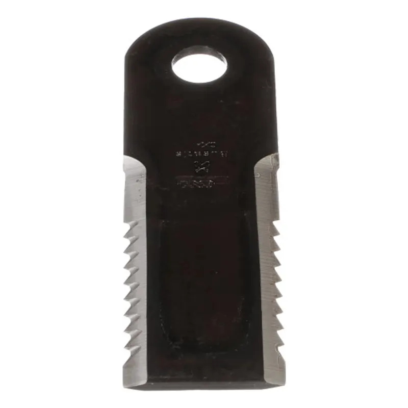 Peça código OEM 84065059 — Faca para picador de palha - Serrilhada - 2 lados -…