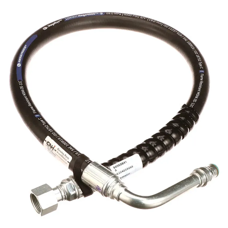 Peça código OEM 84560841 — Hydrostatic Pump Hose - SAE 100R19 - 19.05 mm ID x…