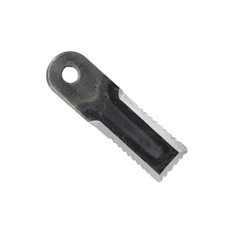 Peça código OEM 9833966 — Faca do picador de palha - Serrilhada - 3 lados - 173…